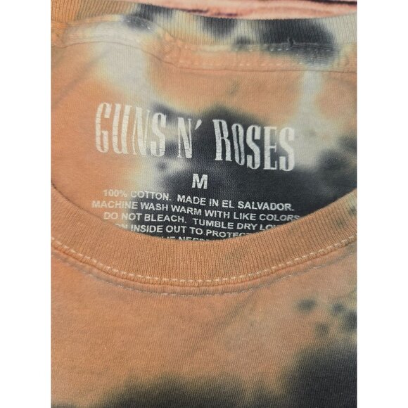 Guns N Roses T-Shirt Medium Tie-Dye Cotton Rock Ban - Picture 5 of 6